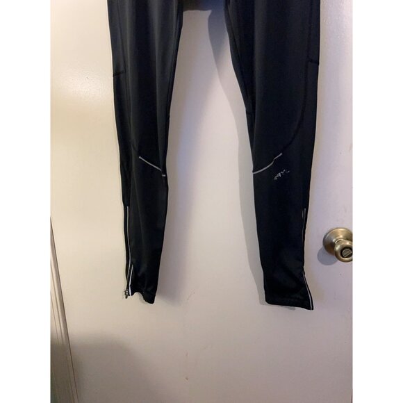 Trayl Cycling Pants Black Exercise Zip Leg Men’s XL Reflective - Picture 5 of 16